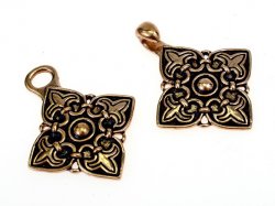 Wikinger Kaftan-Verschluss - Bronze Bild 3