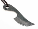 Neck-Knife aus Damast Bild 2