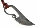 Germanisches Fingermesser - Damast Bild 2