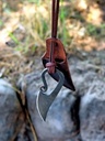 Germanisches Fingermesser - Damast Bild 5