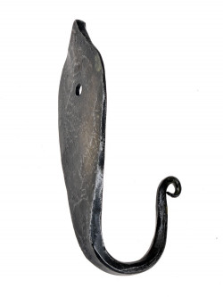 Geschmiedeter Haken in Blattform Bild 4