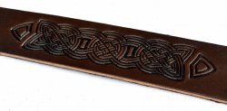 Leder-Armband in 4 cm Breite - Flechtband Bild 3