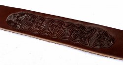 Leder-Armband in 3 cm Breite - Flechtband Bild 3