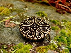 Buckle-Schnalle - Floral / 4 cm Bild 4