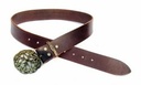 Buckle-Belt 4 cm / Keltisch - Kernleder Bild 3