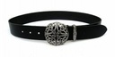 Buckle-Belt 4 cm / Keltisch - Spaltleder Bild 2