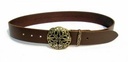 Buckle-Belt 4 cm / Keltisch - Spaltleder Bild 3