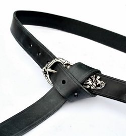 Wikingergürtel mit Riemenzunge - 3 cm Bild 2