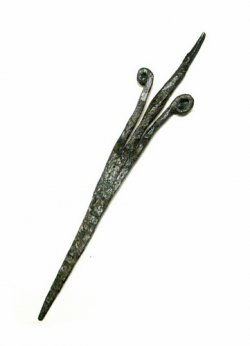 Mittelalterlicher Kienspan-Halter Bild 5