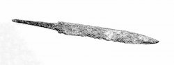 Alamannische Saxklinge - Damast Bild 4