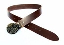Buckle-Belt 4 cm / Mjölnir - Kernleder Bild 2