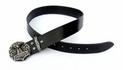 Buckle-Belt 4 cm / Mjölnir - Kernleder Bild 3