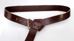 Renaissance-Gürtel aus Leder - 4,5 cm Bild 3
