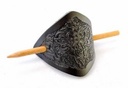 Kleine Leder-Haarspange - Stift Bild 3