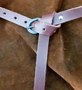 Gürtel mit geschmiedeter Schnalle - 2 cm Bild 2