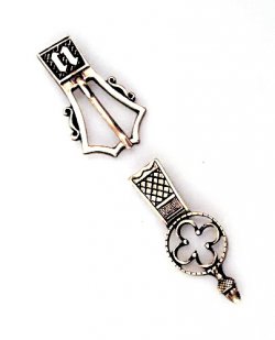 Spätmittelalter-Schnalle - für 1,5 cm Gürtel Bild 4