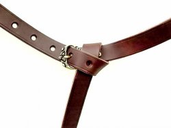 Wikinger-Gürtel - 2 cm + Riemenende Bild 4