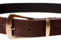 Klassischer Gürtel 3 cm - Spaltleder Bild 2