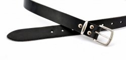 Klassischer Gürtel 3 cm - Kernleder Bild 3