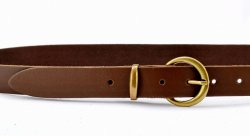 Klassischer Gürtel 3 cm - Spaltleder Bild 2