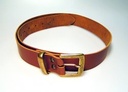Klassischer Gürtel 4 cm - Spaltleder Bild 2