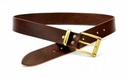 Klassischer Gürtel 4 cm - Kernleder Bild 3