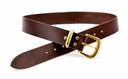 Klassischer Gürtel 4 cm - Kernleder Bild 3