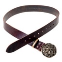 Buckle-Belt 4 cm / Akanthus - Kernleder Bild 2