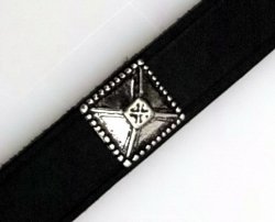 Mittelalter-Gürtel 1,5 cm / Ende + Nieten Bild 4