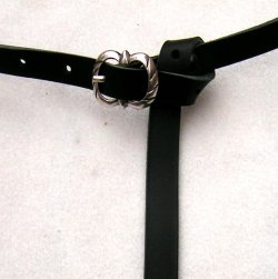 Mittelalter-Gürtel 1,5 cm / Ende + Nieten Bild 4