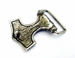Thorshammer-Buckle für 4 cm Bild 3