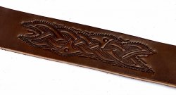 Leder-Armband in 4 cm Breite - Keltisch Bild 3