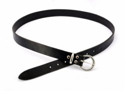 Klassischer Gürtel 3 cm - Kernleder Bild 2