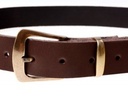 Klassischer Gürtel 3 cm - Kernleder Bild 3