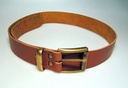 Klassischer Gürtel 4 cm - Spaltleder Bild 2