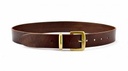 Klassischer Gürtel 4 cm - Kernleder Bild 2