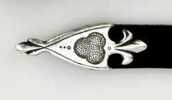 Mittelalter-Gürtel 2 cm + Riemenende Bild 3