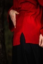 Bluse "Emma" Rot - die Klassische Mittelalterbluse