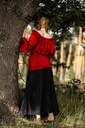 Bluse "Emma" Rot - die Klassische Mittelalterbluse