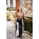 Bluse "Coletta" Braun - die Klassische Mittelalterbluse