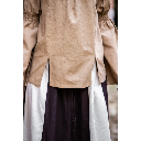 Bluse "Coletta" Braun - die Klassische Mittelalterbluse