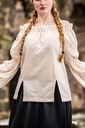 Bluse "Coletta" Natur - die Klassische Mittelalterbluse
