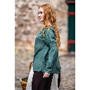Bluse "Emma" Grün - die Klassische Mittelalterbluse
