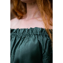Bluse "Emma" Grün - die Klassische Mittelalterbluse