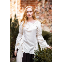 Bluse "Emma" Natur - die Klassische Mittelalterbluse