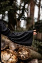 Bluse "Emma" Schwarz - die Klassische Mittelalterbluse