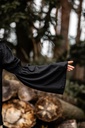 Bluse "Emma" Schwarz - die Klassische Mittelalterbluse