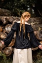 Bluse "Emma" Schwarz - die Klassische Mittelalterbluse
