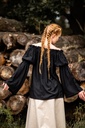 Bluse "Emma" Schwarz - die Klassische Mittelalterbluse