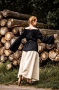 Bluse "Emma" Schwarz - die Klassische Mittelalterbluse